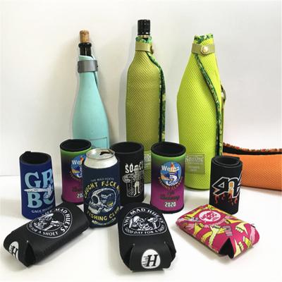 China Waterproof Neoprene Champagne Wine Beer Bottle Sleeve Water Bottle Cover for sale