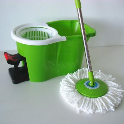 China BNcompany Sustainable Home Bathroom Foot Pedal Spining Dry Floor Dust Cleaning Mop With Bucket for sale