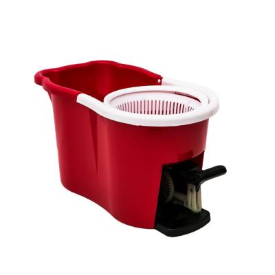 China BNcompany Sustainable Home Plastic Bucket With 360 Pedal Cleaning Brooms Floor Broom With Rotating for sale