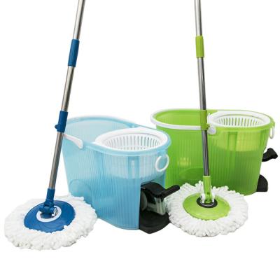 China Sustainable BNcompany With Foot Pedal Two Heads Rotate Mob 360 Rotate Magic Broom Bucket for sale