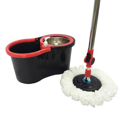 China BNcompany Sustainable New 360 Rotary Amazing Home Cleaning Cleaner With Basket With Outlet Black Color Floor Brooms for sale