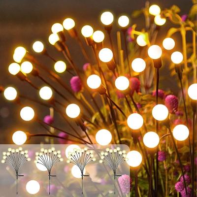 China Firework Firefly Landscape Waterproof Swinging Outdoor Solar Led Lights for sale