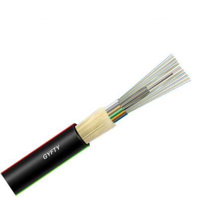 China Non Metallic Telecommunication Fiber Optic Cable GYFTY 2-288 Cores Outdoor Anti Static Communication Cable for sale