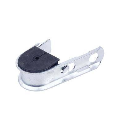 China ADSS Galvanized Steel J Hook Suspension Clamp ADSS For Round Fiber Optic Cables for sale