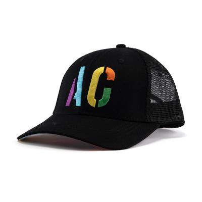 China JOINT Wholesale Unisex Casual Custom Embroidery Logo Cotton Mesh Trucker Hats Hat for sale