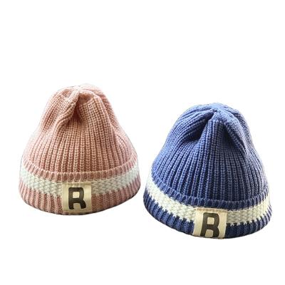 China Fashion Casual Kids Knit Beanies Designer Unisex Hats Customize Infant Beanie Hat Knitted Winter Hat For Kids for sale