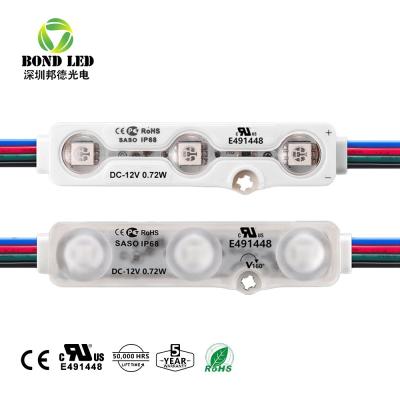 China Hot Sale 1.2w 0.72w RGB 12v 24v Single Full Color Waterproof AlGaInP Three Year Warranty Led Light Module for sale