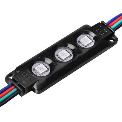 China LED Advertising Sign 0.72W IP68 LED Injection RGB Module SMD5050 RGB Sign Module For Outdoor for sale