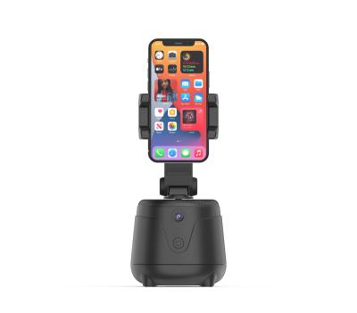 China Adjustable Head AI Humanoid Smartphone Platform Tracking Face Recognition Tracks 360 Degree Rotation Smart Live Video Mobile Phone Holder for sale