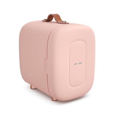 China Mini Beauty Fridge Refrigerators Ladies Hot Selling Lipsticks Makeup Fridge Portable Makeup Fridge THERMO-ELECTRIC Beauty Mask Small for sale