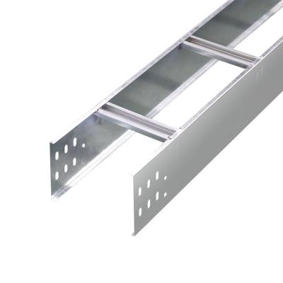 China Stainless Steel Perforated Cable Management Tray  Ladder Cable Tray 900 Mm Ventilated Design for sale