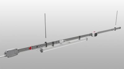 China 110V-240V Power Distribution Busway , Aluminum Indoor Lighting Busbar System for sale