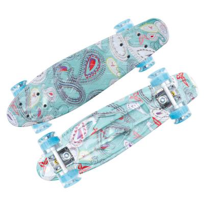 China Custom Retro Outdoor Activities Mini Skateboard Plastic Outdoor Activities Professional High Quality Cruiser For Adults for sale