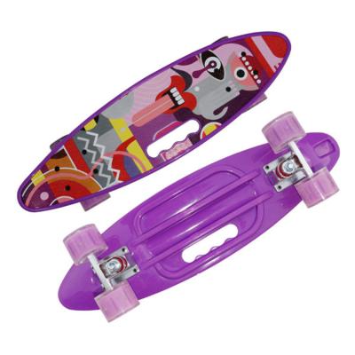 China Complete Plastic Mini Cruiser Portable Skateboard For Outdoor Activities Beginner for sale