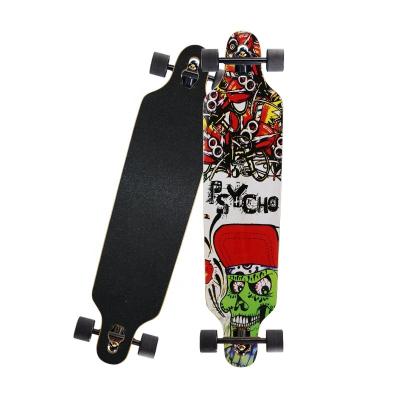 China Fashionable Youth Youth Maple Wheel Standard PU Skateboard Deck For Kids Teens Beginners for sale