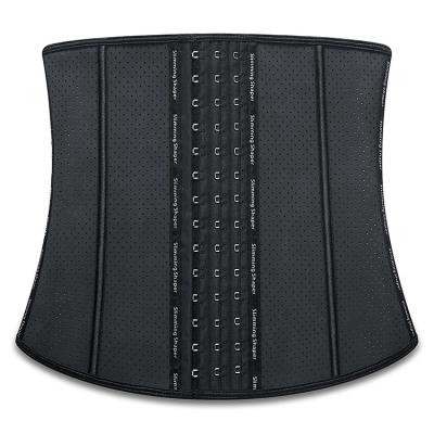 China Antibacterial Antibacterial Women's Shapers Plus Size Steel Bone Waist Trainer With Hook for sale