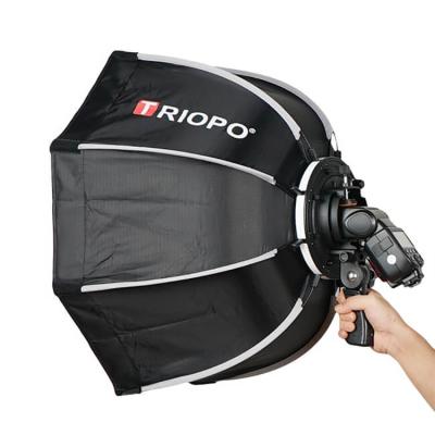 China TRIOPO 55cm Octagon Softbox Umbrella with Handle for Godox Over-Camare Instant Studio Props Photography Speedlite Soft Box 55cm for sale