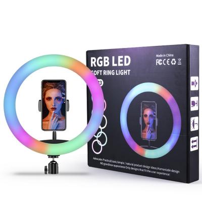 China ABS RGB Ring Celebrity Internet Fill Living Light 10 Inch LED Movie And TV Atmosphere Colorful Rendering Light Bright for sale