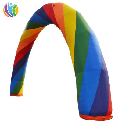 China Promotion 8M Inflatable Rainbow Arch for Advertising Party Supplies Event Advertising Inflatable Archway, Inflatable Christmas Decoration for sale