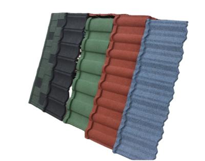 Китай lightweight monier concrete colorful stone coated roof tiles продается