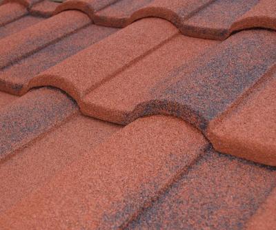 Chine Building Materials Sand Coated Metal/Steel Roman Type Roofing/Roof Tiles à vendre