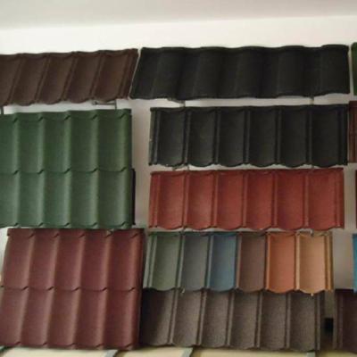 China Newsunlight type of roofing sheets stone coated steel roofing tile metal roofing for sale