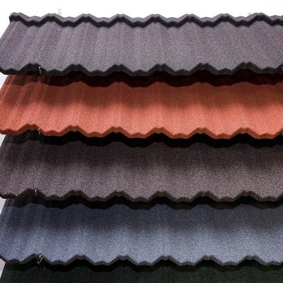 China Stone coated metal steel roof tile zinc roof tiles houses tile installation accessories for sale