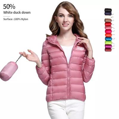 China YuFan Wholesale High Quality Waterproof Winter Pink Women Stripper Coat With Jacket Custom Women's Short Hoodie Stripper Jacket Lady for sale