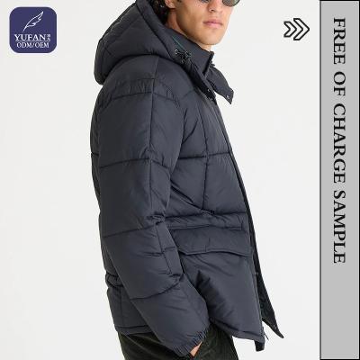 China High End Customized Nordic Quilted Yufan Stripper Jacket Winter Men Anti-Wrinkle Down Coat Stripper Mountain Wear Jacket for sale