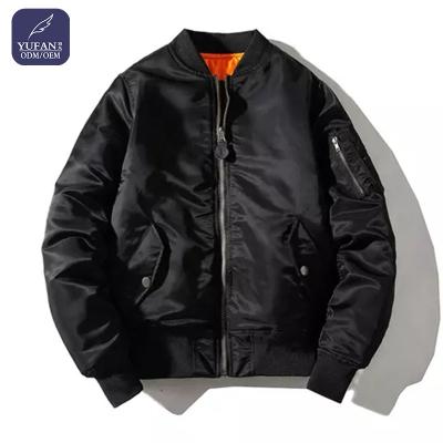 China YuFan High-End Waterproof Cropped Men's Coats Motorcycle Breathable Bomber Autumn Baseball Feather Jacket Men's Zipper Down Jackets for sale