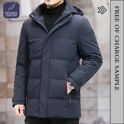 China Breathable Outdoor Winter Down Jacket Bubble Coat Straight Body Casual Hooded Stripper Down Jacket With Zipper Pockets for sale