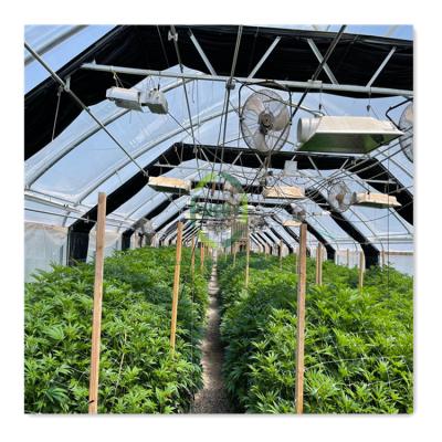 China Medical Planting For Poly Hydroponic Tent Tunnel System Deprivation Agricultural Automated Lightweight Greenhouse Greenhouse Manufacturers Cheap for sale