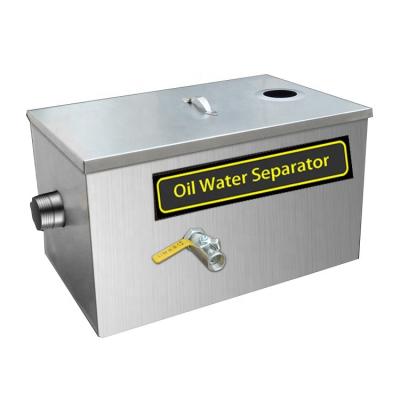 China Factory Grease Trap Restaurant Dining Commercial Buried Stainless Steel Grease Trap Filter Kitchen Oil Water Separator for sale