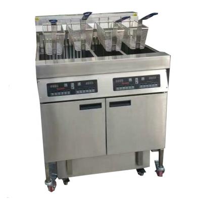 China KFC Restaurant Kitchen Automatic Filtering Electric Deep Fryer for sale