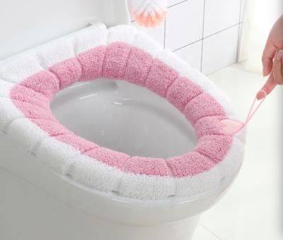 China Disposable Winter Portable Sanitary Toilet Seat Cover Thickened Washable Toilet Seat Cushion for sale