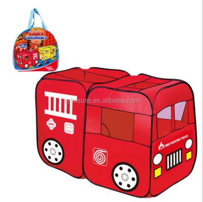 China outdoor kids & Indoor Sports Play Big Kids Automatic Fire Engine Truck Playhouse Fireman Play Tent for sale