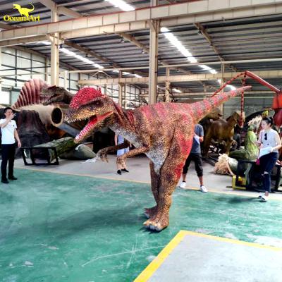 China Amusement Park Amusement Park Flexible Realistic Hidden Legs Dinosaur Costume For Sale for sale