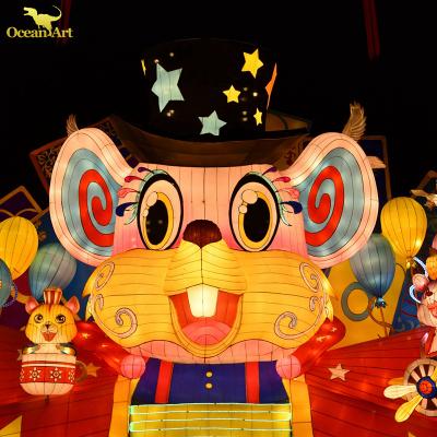 China China Lantern Festival Zigong Cartoon Theme Lantern Festival Supplier Christmas Artistic Lantern Art Exhibition for sale