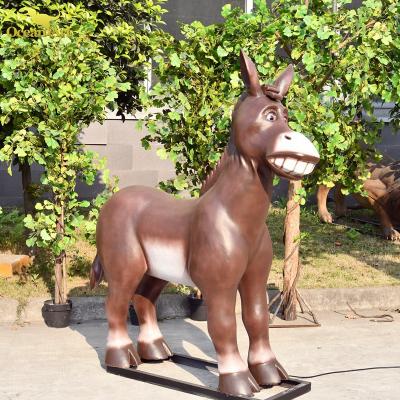 China In China robotic donkey model of high simulation exhibition rubber donkey for sale