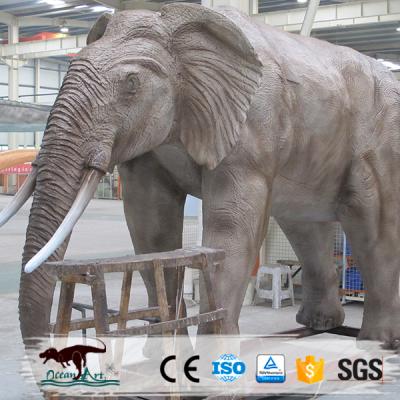 China OA22822 International Elephant Statue Model Life Size Animal International Sculpture for sale