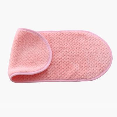 China Remove Makeup Remover Pink Microfiber Makeup Remover Towel From Eraser Remover for sale