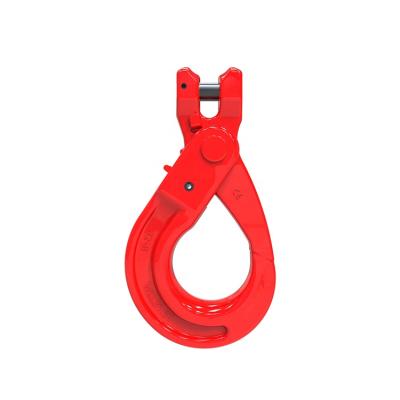 China Heavy Industry Shenli Rigging G80 Alloy Steel Safety Clevis Self Lock Hook For Lifting for sale