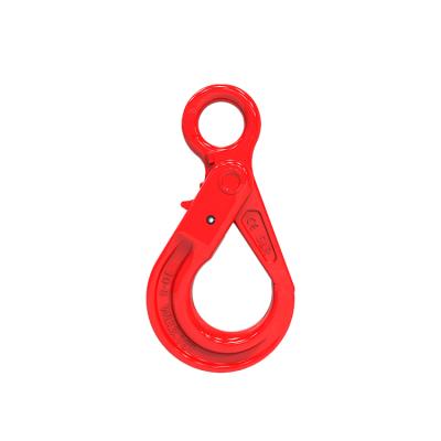 China High quality Shenli g80 alloy steel security rigging hook Eye Selflock hook/eye hook/self-locking eye hook for sale