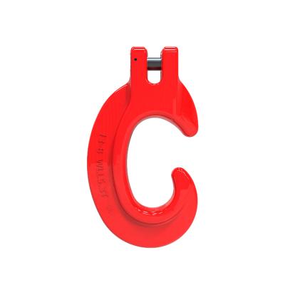 China Clevis Forest Hook Shenli rigging alloy steel drop forged g80 clevis forest hook / C clevis hook for logging for sale