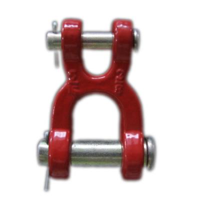 China Double Clevis Tie G70 Alloy Steel Drop Forged Clevis Tie Double Pained And Galvanized for sale