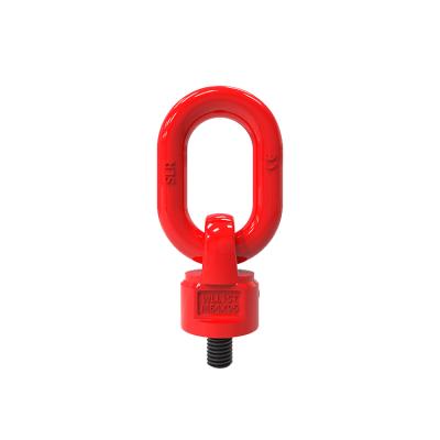 China Alloy Steel Hardware G80 Lifting Screw Pivot Point Ring Bolt Swivel Rigging Eye for sale