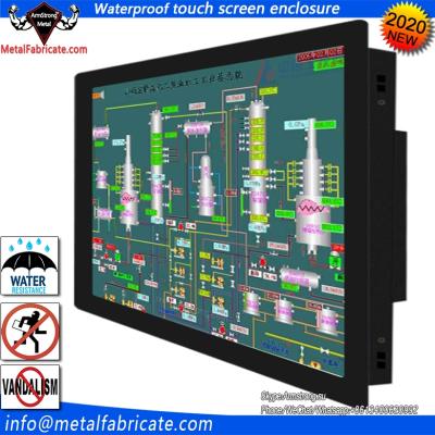 China SRI Armstrong ARMS1402TSE metal indoor wholesale waterrproof industrial touch screen protection cabinet for sale