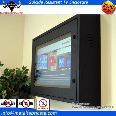 China Carbon Steel Armstrong Metal ARMS1503SRE ITSENCLOSURES Protect Captive From Patient Suicide Security TV Enclosure for sale