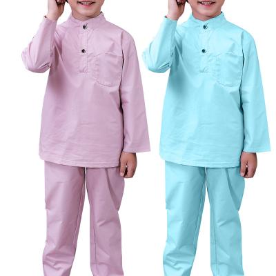 China Cotton Two Piece Pants Sets Infant Toddler Boys Children Women Dress Turkish Islamic Clothing Wholesale for sale