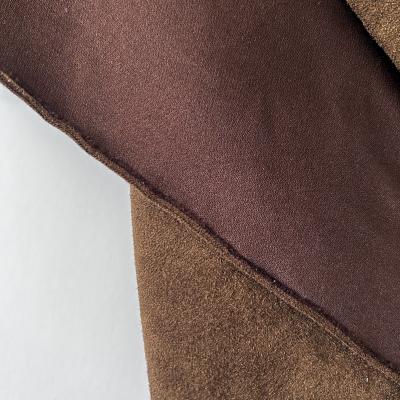 China New Collection Sueded 2023 Hot Sale Polyester Sustainably Woven 100% Faux Suede Fabric For Shoes for sale